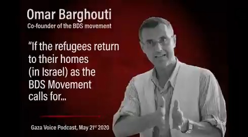 Vidéo : Le co-fondateur de BDS, Omar Barghouti, admet que son objectif est la destruction d’Israël