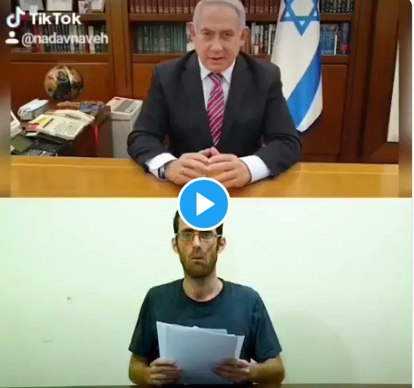 Quand Bibi utilise ses mains quand il parle du vaccin  : voici une vidéo qui vous fera rire !